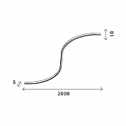 Встраиваемый светильник гибкий ST-Luce SUPER5 ST668.436.16 цвет арматуры Белый, Черный-4
