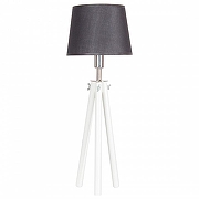 Настольная лампа TopDecor Stello Stello T1 10 02g цвет плафона/подвески Черный, цвет арматуры Белый