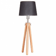 Настольная лампа TopDecor Stello Stello T1 71 02g цвет плафона/подвески Черный, цвет арматуры Коричневый