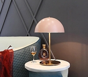 Настольная лампа TopDecor Stratus Stratus T1 27 цвет плафона/подвески Розовый, цвет арматуры Золото-2