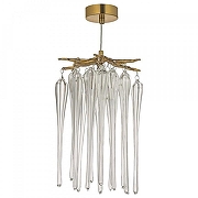 Подвесной светильник Dio D’Arte Tavenna Antigue Tavenna H 1.5.21.101 A цвет плафона/подвески Прозрачный, цвет арматуры Золото-1