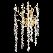 Бра Dio D’Arte Tavenna Gold Tavenna H 2.26.100 G цвет плафона/подвески Прозрачный, цвет арматуры Золото-1