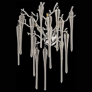 Бра Dio D’Arte Tavenna Nickel Tavenna H 2.40.101 N цвет плафона/подвески Прозрачный, цвет арматуры Никель-1