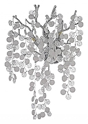 Накладной светильник Dio D’Arte Tavenna Tavenna H 2.40.103 N цвет плафона/подвески Прозрачный, цвет арматуры Никель