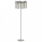 Торшер Dio D’Arte Tavenna Nickel Tavenna H 3.1.1.100 N цвет плафона/подвески Прозрачный, цвет арматуры Никель