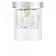 Накладной светильник Lampit DENI TC 2020-1 CHR цвет плафона/подвески Прозрачный, цвет арматуры Хром-1