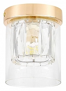 Накладной светильник Lampit DENI TC 2020-1 FGD цвет плафона/подвески Прозрачный, цвет арматуры Золото