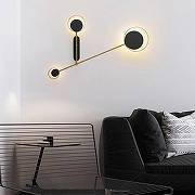 Бра Imperiumloft TINT TRIO tint-trio01 цвет плафона/подвески Черный, цвет арматуры Золото-3