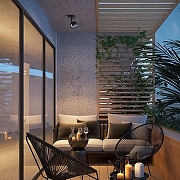 Спот Imperiumloft TINY WALL TINY-WALL01 цвет плафона/подвески Черный, цвет арматуры Черный-2