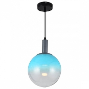 Подвесной светильник TopLight Gwendolyn TL1217H-01BE цвет плафона/подвески Голубой, цвет арматуры Черный-1