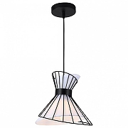 Подвесной светильник TopLight Kathleen TL1218H-01BW цвет плафона/подвески Белый, цвет арматуры Черный