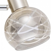 Спот TopLight Kristal TL1236Y-01SN цвет плафона/подвески Дымчатый, цвет арматуры Никель-1