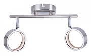Спот TopLight Jacklyn TL1239Y-02SN цвет плафона/подвески Белый, Никель, цвет арматуры Никель