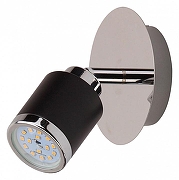 Спот TopLight Lorena TL1257Y-01BC цвет плафона/подвески Черный, цвет арматуры Хром