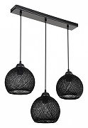 Подвесной светильник TopLight Lizbeth TL1612L-03BK цвет плафона/подвески Черный, цвет арматуры Черный