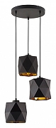 Подвесной светильник TopLight Aileen TL1623R-03BG цвет плафона/подвески Золото, Черный, цвет арматуры Черный