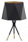 Настольная лампа TopLight Aileen TL1623T-01BG цвет плафона/подвески Золото, Черный, цвет арматуры Черный