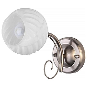 Бра TopLight Dana TL3560B-01SN цвет плафона/подвески Белый, цвет арматуры Никель