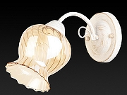 Бра TopLight Miranda TL5690D-01WG цвет плафона/подвески Янтарный, цвет арматуры Белый-2