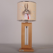 Настольная лампа Manne TL.7380 TL.7380-1 (заяц в галстуке) цвет плафона/подвески Разноцветный, цвет арматуры Коричневый