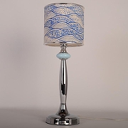 Настольная лампа Manne TL.7737-1BL TL.7737-1BL (волны) настольная лампа 1л цвет плафона/подвески Разноцветный, цвет арматуры Хром