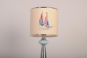 Настольная лампа Manne TL.7737-1BL TL.7737-1BL (корабли) настольная лампа 1л цвет плафона/подвески Разноцветный, цвет арматуры Хром-1
