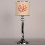 Настольная лампа Manne TL.7737-1BL TL.7737-1BL (коралл) настольная лампа 1л цвет плафона/подвески Разноцветный, цвет арматуры Хром