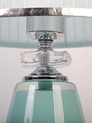 Настольная лампа Manne TL.7815 TL.7815-1 TIFFANI цвет плафона/подвески Зеленый, цвет арматуры Хром-2