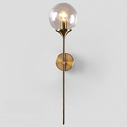 Бра TopDecor Tobias Tobias A1 00 цвет плафона/подвески Прозрачный, цвет арматуры Латунь