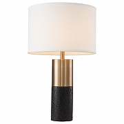 Настольная лампа Lucia Tucci Tous TOUS T1691.1 цвет плафона/подвески Белый, цвет арматуры Золото, Черный