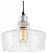 Подвесной светильник Lampit KAMO TP 2053-1 CHR цвет плафона/подвески Прозрачный, цвет арматуры Хром