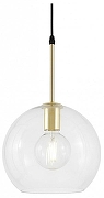 Подвесной светильник Lampit DUKKA TP 2055-1 GD цвет плафона/подвески Прозрачный, цвет арматуры Золото