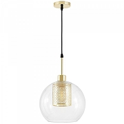 Подвесной светильник Lampit TEO TP 2060-1 GD цвет плафона/подвески Золото, Прозрачный, цвет арматуры Золото-1