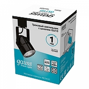 Светильник на штанге Gauss Track L1ght TR003 цвет плафона/подвески Черный, цвет арматуры Черный-4