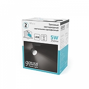 Светильник на штанге Gauss Track L1ght TR052 цвет плафона/подвески Черный, цвет арматуры Черный-4