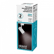 Светильник на штанге Gauss Track L1ght TR063 цвет плафона/подвески Белый, цвет арматуры Белый-4