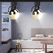 Светильник на штанге Эра TR35-GU10 GD цвет плафона/подвески Золото, цвет арматуры Черный-5