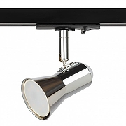 Светильник на штанге Эра TR37-GU10 CH цвет плафона/подвески Хром, цвет арматуры Черный-1