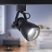 Светильник на штанге Эра TR38-GU10 BK цвет плафона/подвески Черный, цвет арматуры Черный-4