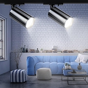 Светильник на штанге Эра TR39-GU10 ВСН цвет плафона/подвески Хром, цвет арматуры Черный-5