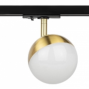 Светильник на штанге Эра TR42-GX53 BS цвет плафона/подвески Белый, Золото, цвет арматуры Черный