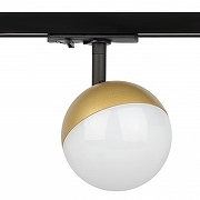 Светильник на штанге Эра TR42-GX53 MG цвет плафона/подвески Белый, Золото, цвет арматуры Черный