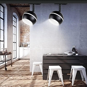 Светильник на штанге Эра TR47 - GX53 BK цвет плафона/подвески Черный, цвет арматуры Белый-6