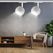 Светильник на штанге Эра TR47 - GX53 WH цвет плафона/подвески Белый, цвет арматуры Белый-6