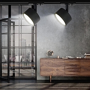 Светильник на штанге Эра TR48 - GX53 BK цвет плафона/подвески Черный, цвет арматуры Черный-5