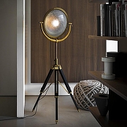 Торшер Imperiumloft TRIPOD TRIPOD01 цвет плафона/подвески Золото, Прозрачный, цвет арматуры Золото, Черный-4