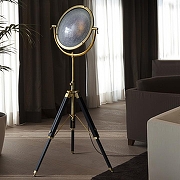 Торшер Imperiumloft TRIPOD TRIPOD01 цвет плафона/подвески Золото, Прозрачный, цвет арматуры Золото, Черный-8