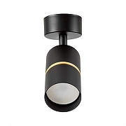 Спот Lampit ASTI TS TK40-C1 BK+GD цвет плафона/подвески Золото, Черный, цвет арматуры Черный-1