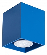 Накладной светильник TopDecor Tubo 8 SQ Tubo8 SQ P1 18 цвет Голубой