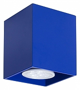 Накладной светильник TopDecor Tubo 8 SQ Tubo8 SQ P1 19 цвет Синий